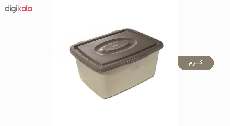 ظرف نان ممتاز پلاستیک مدل 520 ظرفیت 10 لیتری