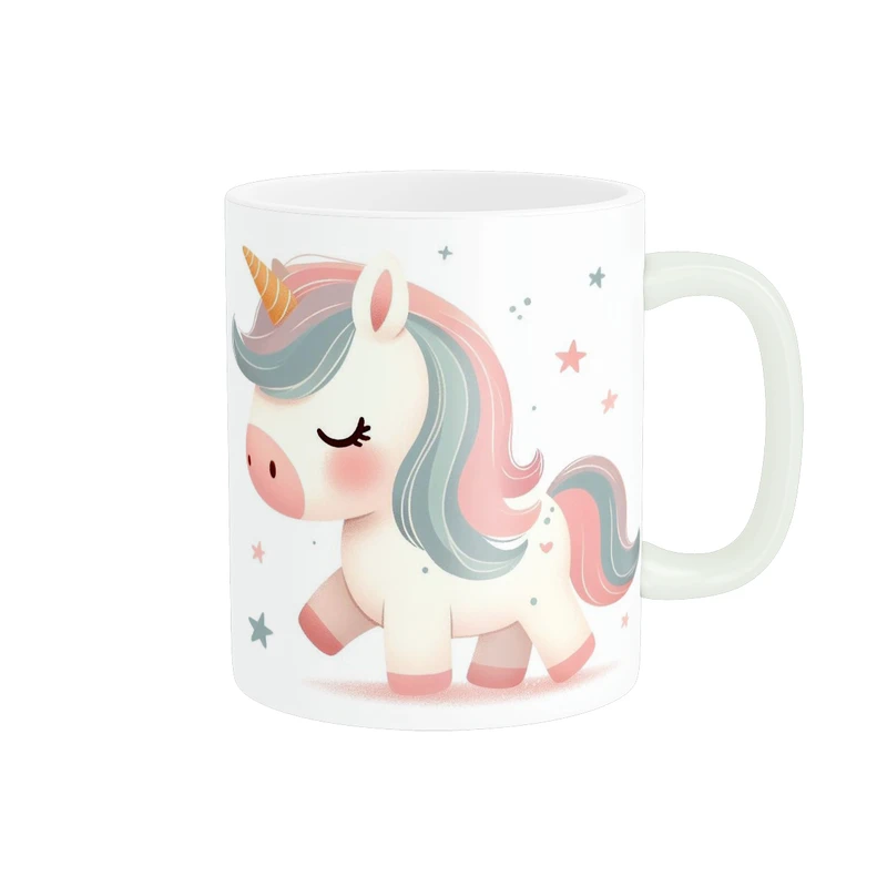 ماگ پاد آفرین طرح اسب تک شاخ کد 3956