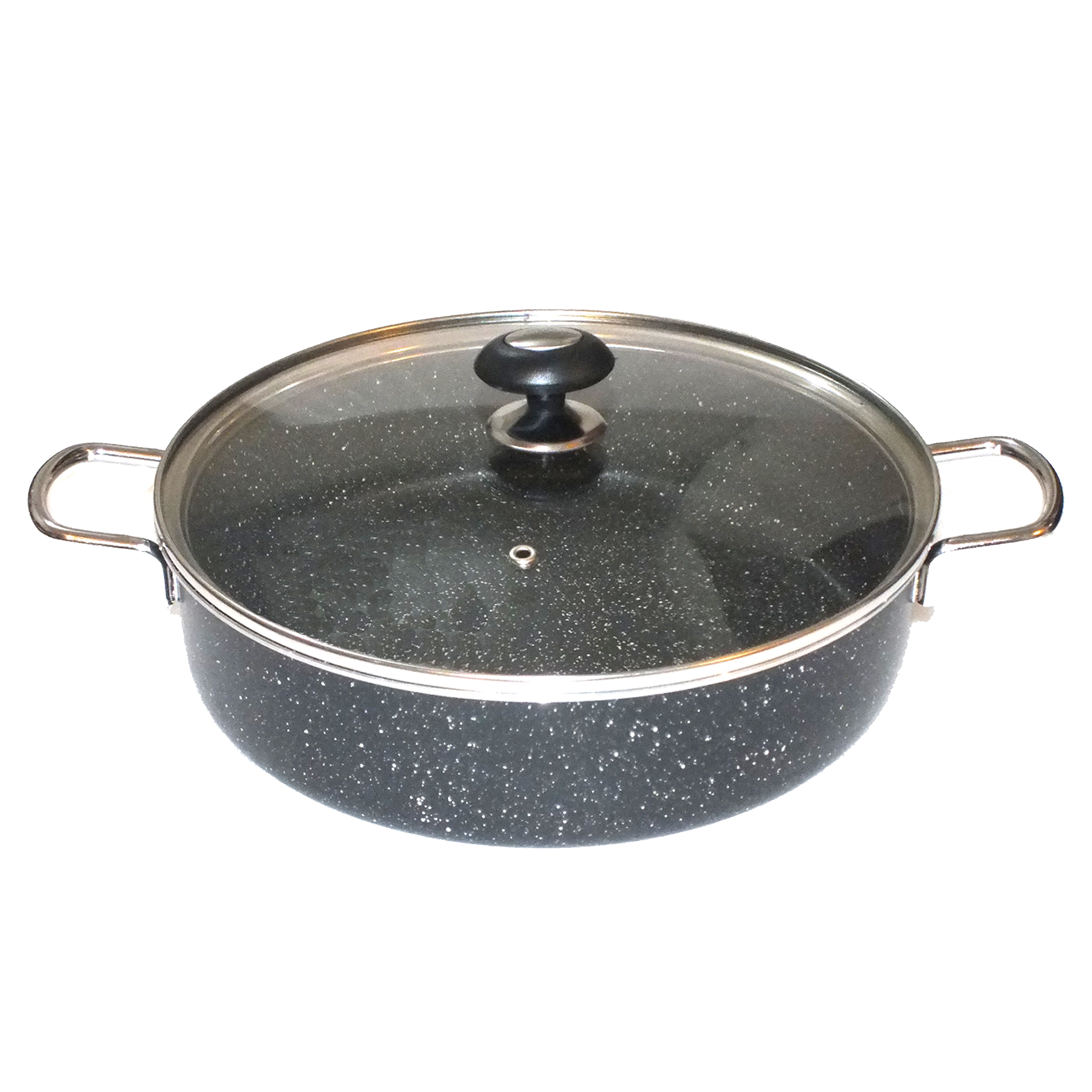 تابه گرانیتی نچسب درب پیرکس کد FG101 سایز 26