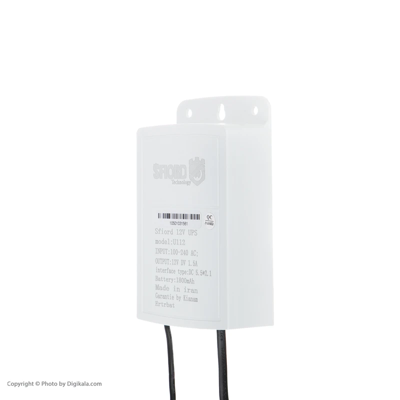 عکس شماره 2 : یو پی اس مودم و دوربین مداربسته اسفیورد مدل u112 ظرفیت 12 ولت آمپر