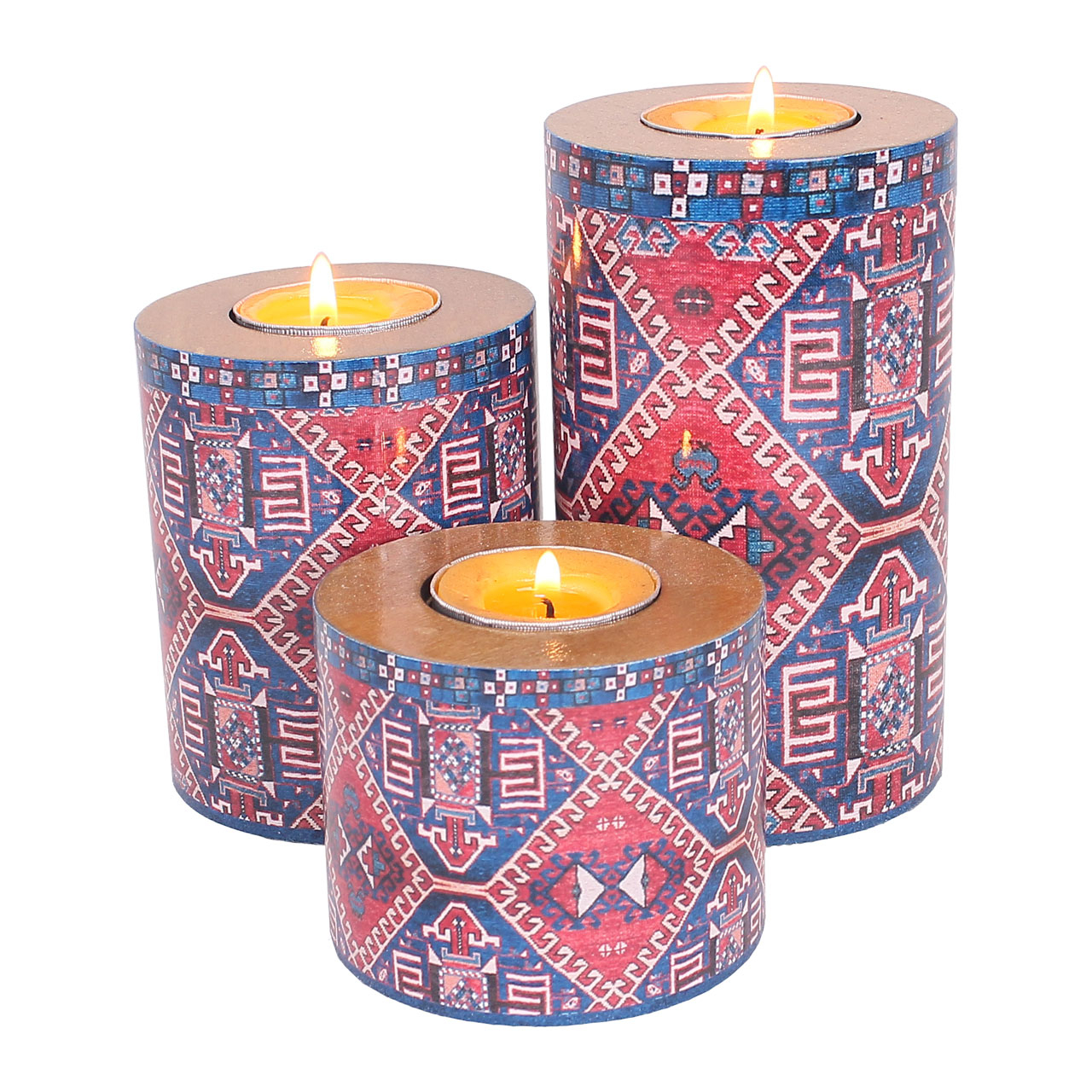 جاشمعی چوبی فرهنگ کد JSH26 بسته 3 عددی