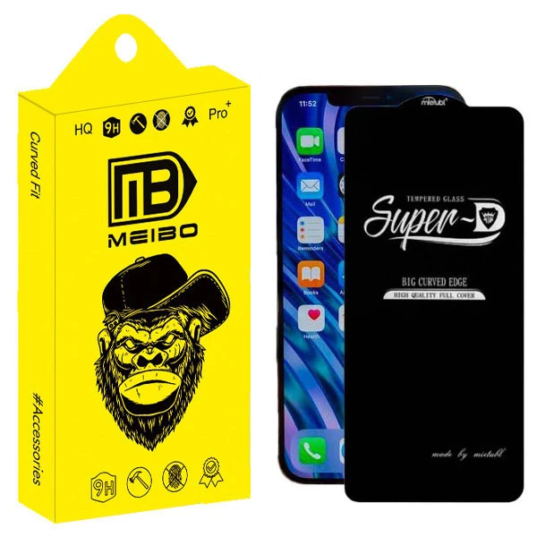 محافظ صفحه نمایش میبو مدل super d gass مناسب برای گوشی موبایل اپل iphone 13