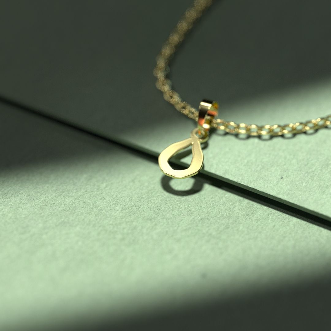 گردنبند طلا 18 عیار زنانه مدوپد مدل هندسی کد BB2-1-1167 -  - 4