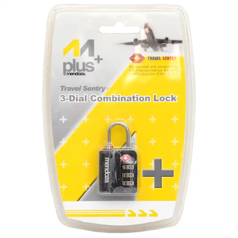 قفل چمدان و کوله پشتی مندوزا مدل TSA BLK
