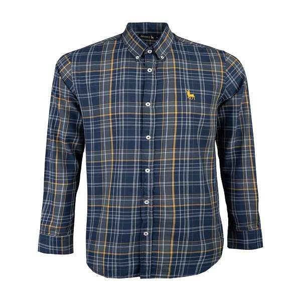 پیراهن آستین بلند مردانه آروما مدل 1040225104