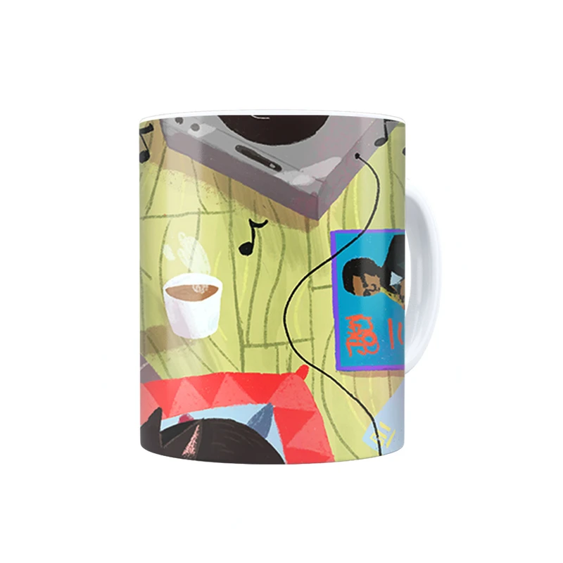 ماگ ترمه طراحان ایده مدل آرامش دخترانه کد cfp1635