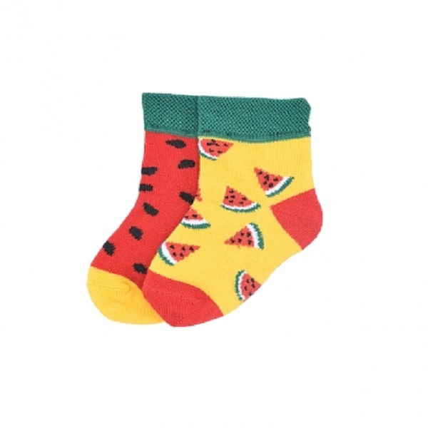 newborn socks watermelon design