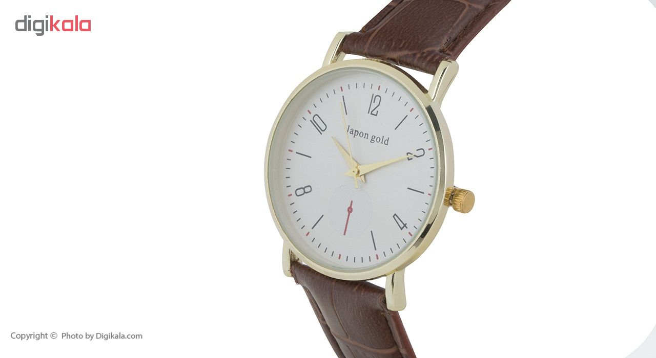 ساعت مچی عقربه ای ژاپن گلد مدل Zm09
