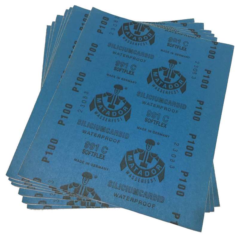 ورق سنباده ماتادور مدل P100 991C مجموعه 7 عددی