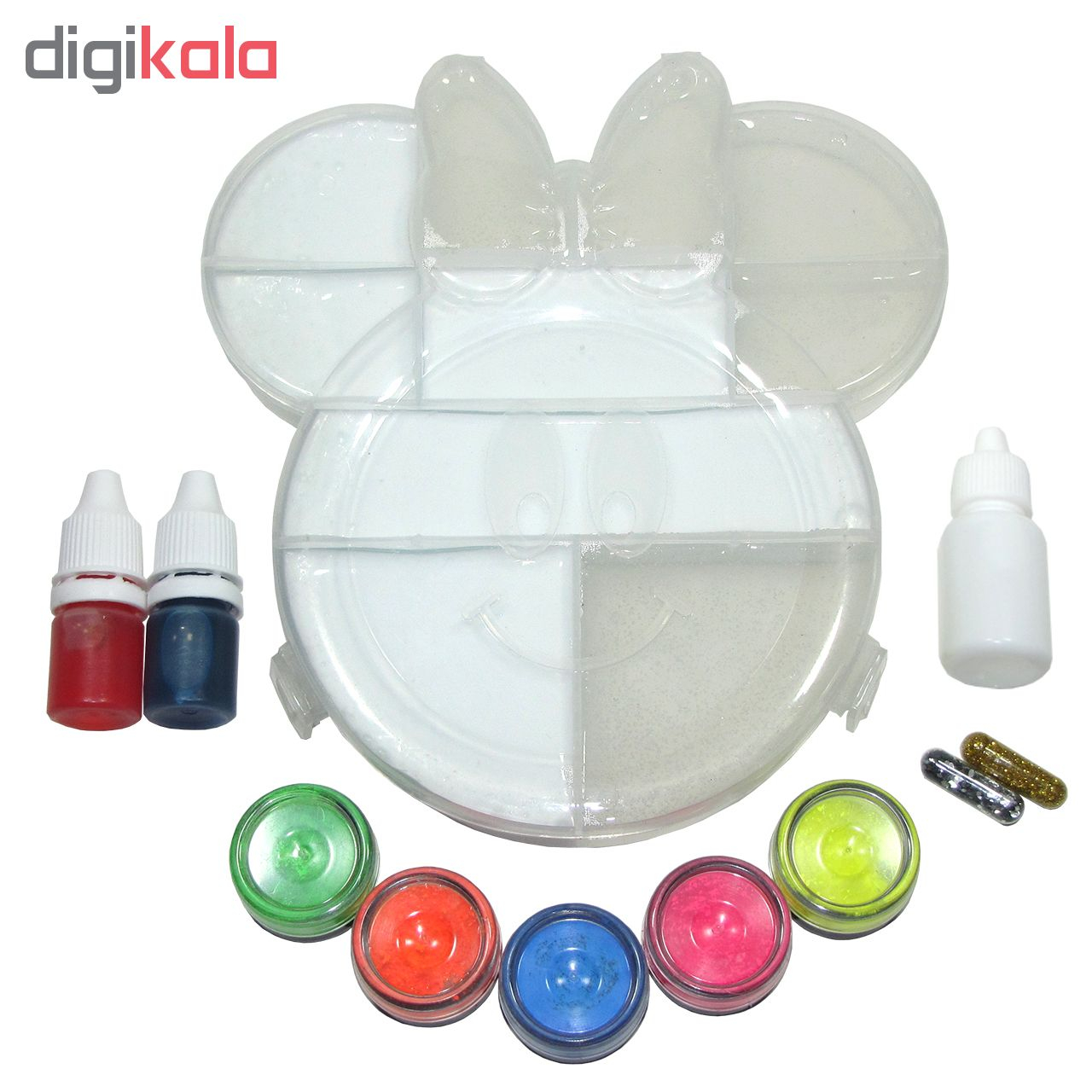 پک رنگ آمیزی اسلایم مدل mickey mouse