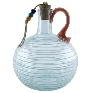 بطری شیشه ای طرح نواری کد 580a
