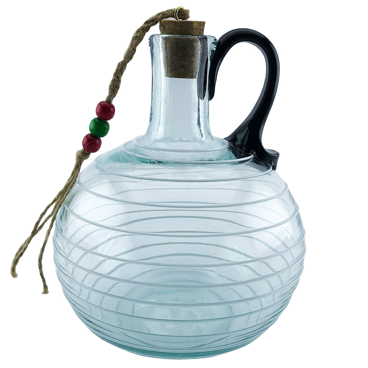 بطری شیشه ای طرح نواری کد 580c