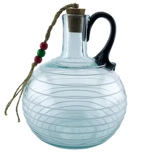 بطری شیشه ای طرح نواری کد 580c