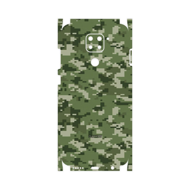 برچسب پوششی ماهوت مدل Army-Green-Pixel-FullSkin مناسب برای گوشی موبایل شیائومی Redmi Note 9