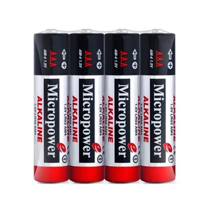 باتری نیم قلمی میکروپاور مدل آلک بسته 4 عددی
