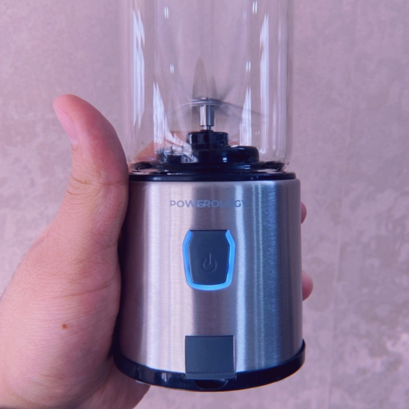 شیکر پاورولوجی مدل شارژی کد 126W Portable گنجایش 0.45 لیتر در ارزانترین فروشگاه اینترنتی ایران ارزان