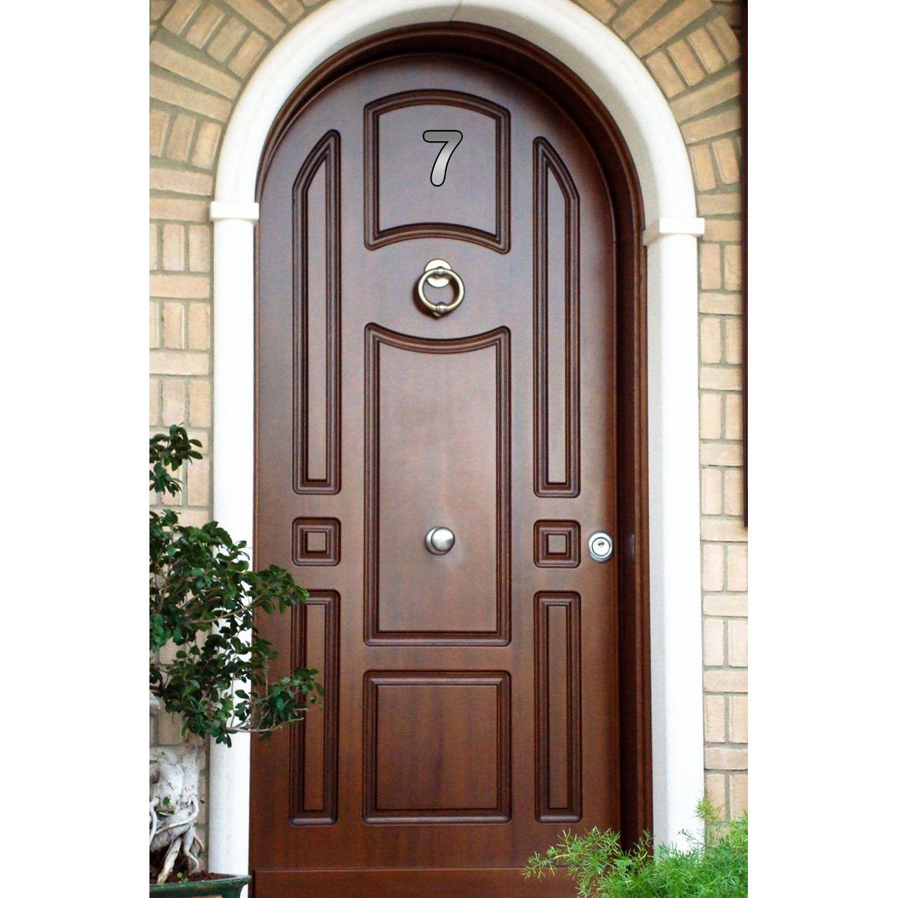 تابلو نشانگر کازیوه طرح پلاک واحد شماره 7 کد B-S 7