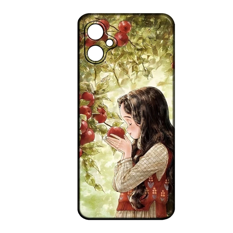 کاور طرح دخترانه کد 280 مناسب برای گوشی موبایل سامسونگ Galaxy A04