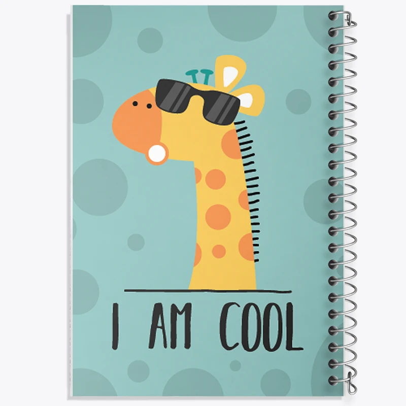 دفتر لیست خرید 50 برگ خندالو طرح زرافه بامزه  کد N776