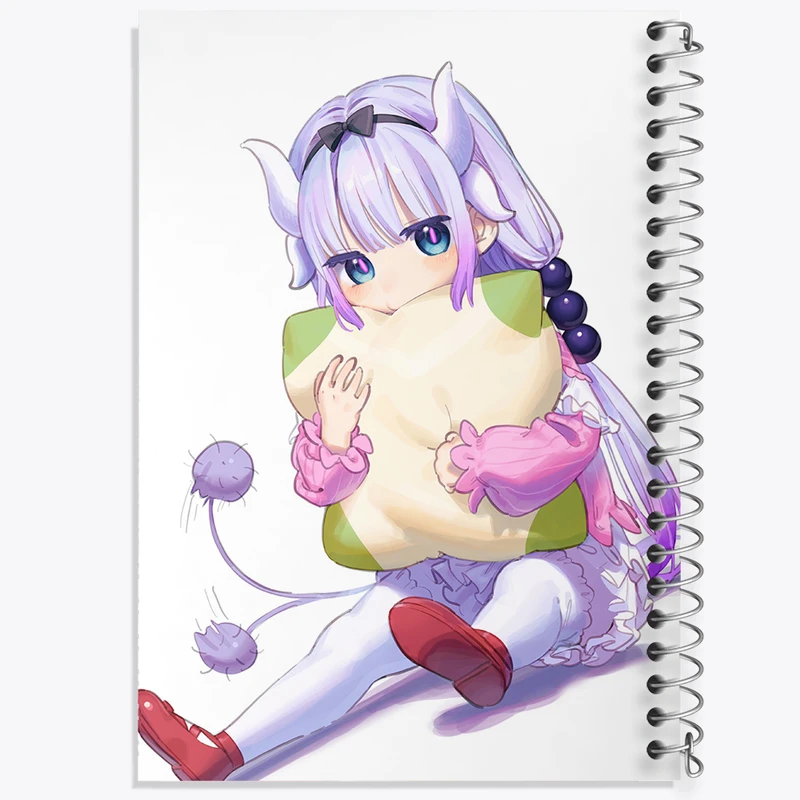 دفتر شطرنجی 50 برگ خندالو مدل کانا انیمه اژدهای خدمتکار کوبایاشی کد 36305