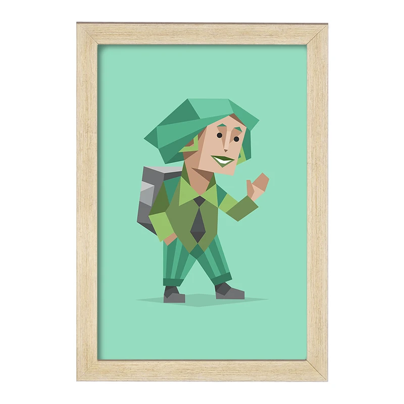 تابلو خندالو مدل تایپ شخصیتی پیکارگر ENFP  کد 7702