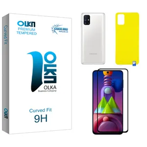 Cooling Olka Screen Protector For samsung m51 With Back Protector