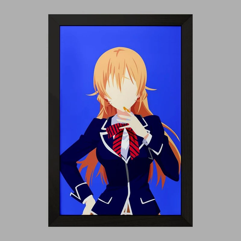 تابلو خندالو مدل ارینا انیمه جنگ غذاها Food Wars  کد 16973