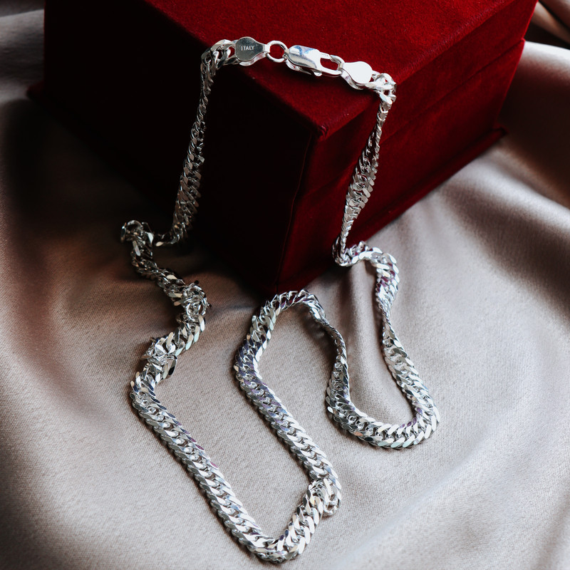 زنجیر نقره مردانه مدل G_180