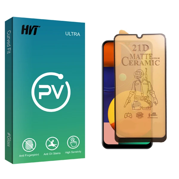 محافظ صفحه نمایش سرامیکی مات اچ وی تی مدل PV Glass مناسب برای گوشی موبایل سامسونگ Galaxy A31