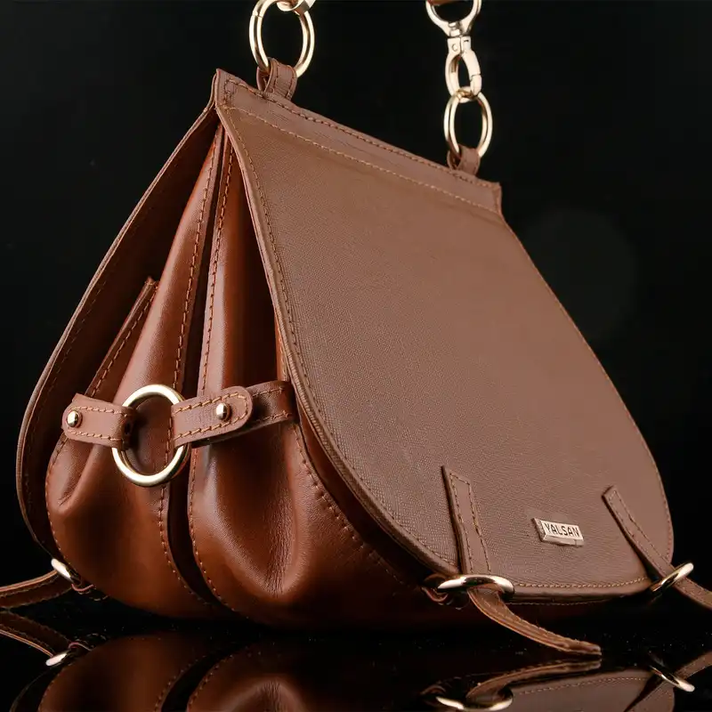 ست کیف و کفش زنانه چرم یلسان مدل مارال کد ANA-HRM-901-asl