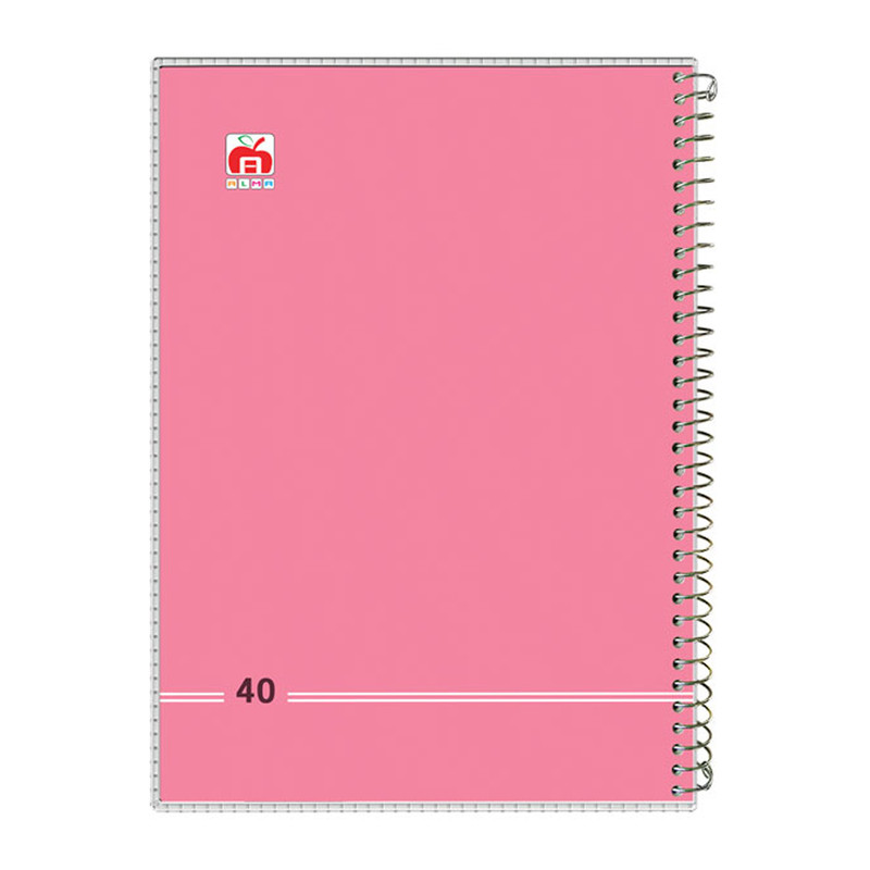 دفتر 40 برگ آلما مدل کلاسیک طرح طلقی کد 7484