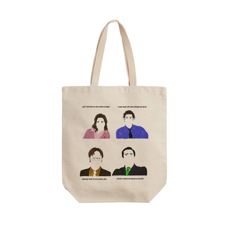 ساک خرید ترمه طراحان ایده مدل سریال آفیس کد cfp2498 - L