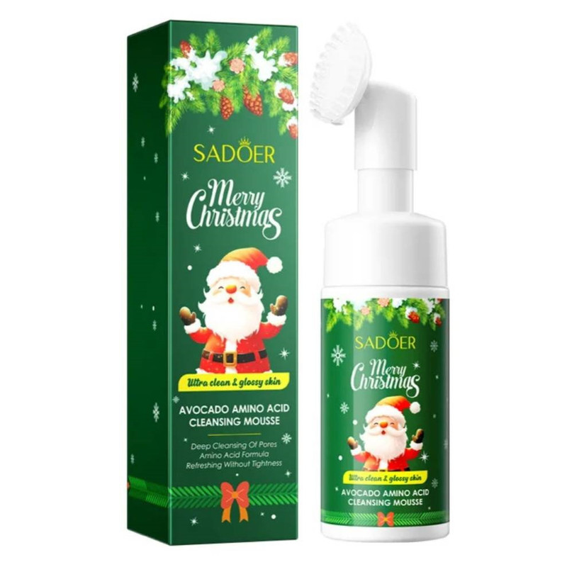 فوم شست وشوی صورت سادور مدل کریسمس مناسب برای انواع پوست حجم 130 میلی لیتر