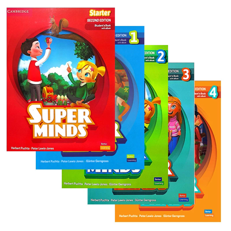 کتاب Super Minds اثر جمعی از نویسندگان انتشارات الوندپویان 5 جلدی