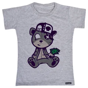 تی شرت آستین کوتاه پسرانه 27 مدل Rich Bear کد MH771