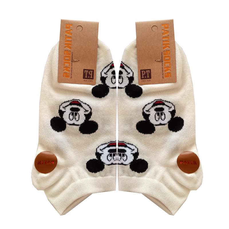 جوراب دخترانه مدل میکی موس