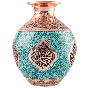 گلدان فیروزه کوبی صاحب کد 123062