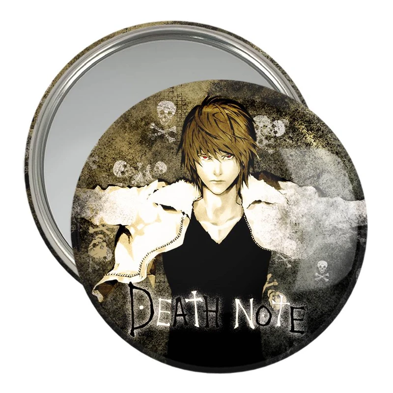 آینه جیبی خندالو مدل یاگامی لایت انیمه دفترچه مرگ Death Note  کد 11308