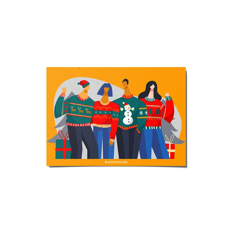 کارت پستال ماسا دیزاین مدل venus626 طرح christmas