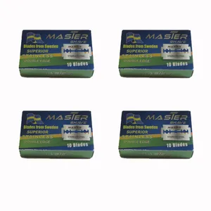 تیغ یدک مستر شیو مدل superior stainless double edge  بسته 4 عددی