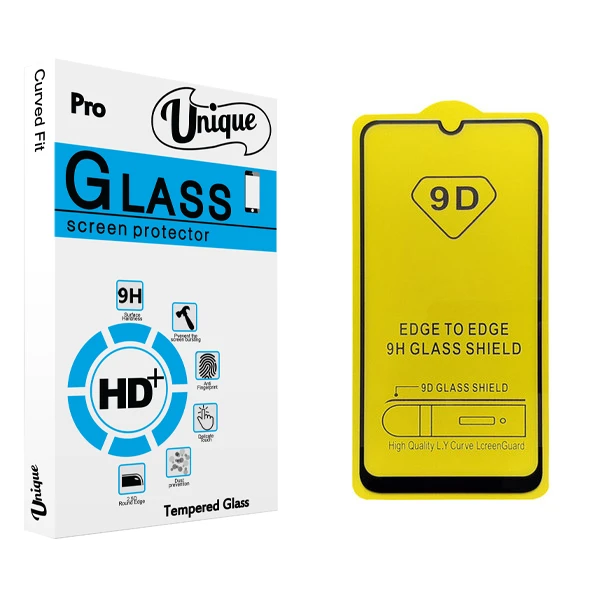 محافظ صفحه نمایش 9D يونيک مدل +Clear مناسب برای گوشی موبایل سامسونگ Galaxy A50