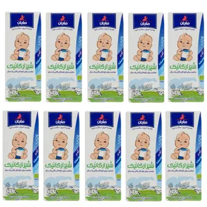 شیر پرچرب غنی شده ماجان - 200 میلی لیتر بسته 10 عددی