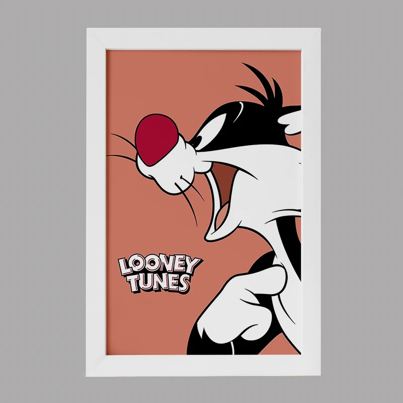 تابلو خندالو مدل  سیلوستر کد F1894