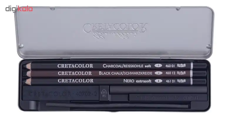 ست طراحی زغال کرتاکالر مدل 46008 بسته 8 عددی