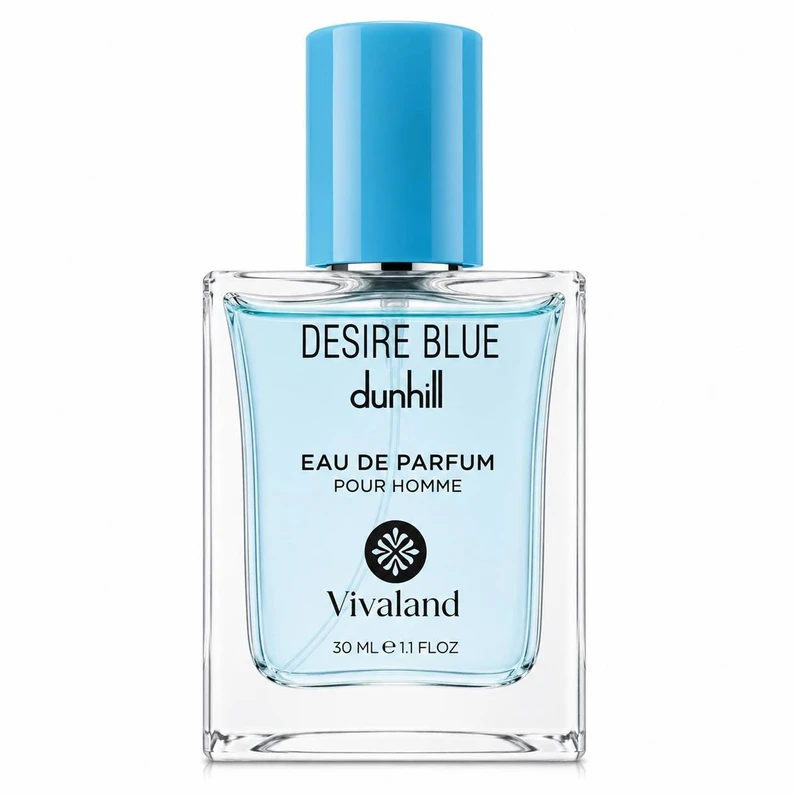 عطر جیبی مردانه ویوالند مدل Dunhill Desire Blue با رایحه خنک، ترش حجم 30 میلی‌لیتر