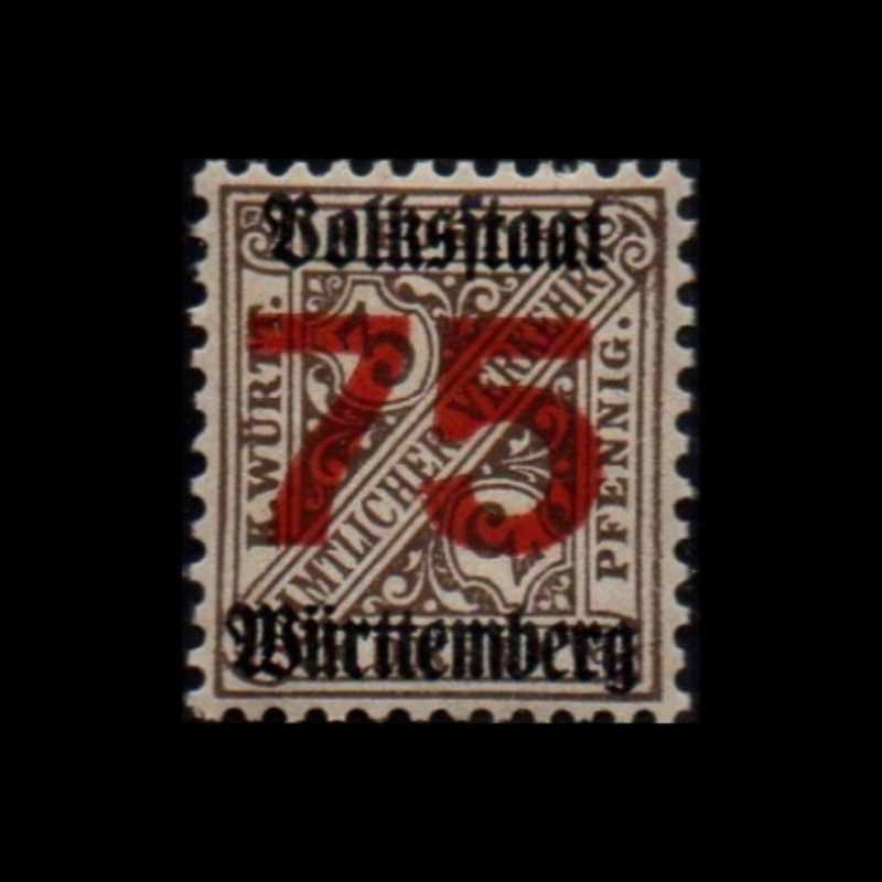 تمبر یادگاری طرح کشور وویتنبرگ مدل 75 فینینگ 1919 میلادی تمبر یادگاری طرح کشور وویتنبرگ مدل 75 فینینگ 1919 میلادی