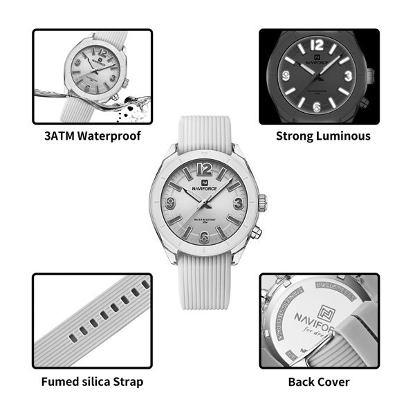 ساعت مچی عقربهای کوارتز زنانه نیوی فورس مدل NF7103 ساعت مچی عقربهای کوارتز زنانه نیوی فورس مدل NF7103