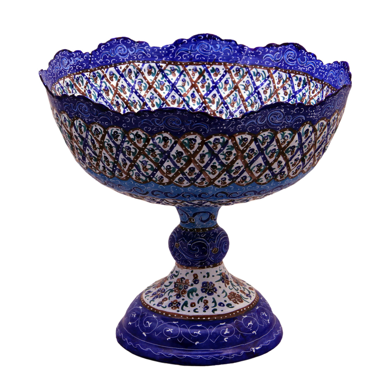 پیاله پایه دار میناکاری کد 10-10038