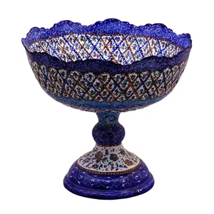 پیاله پایه دار میناکاری کد 10-10038