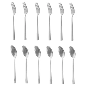 سرویس قاشق و چنگال 12 پارچه سوپر لایف مدل S-F-409